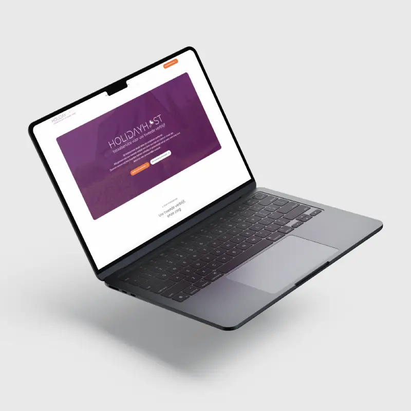 Websiteproject voor HolidayHost